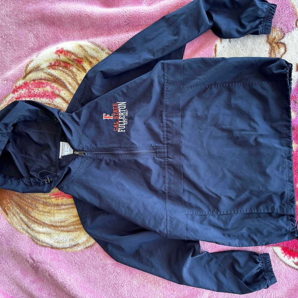 Navy CSF windbreaker Jacket. Oversized S